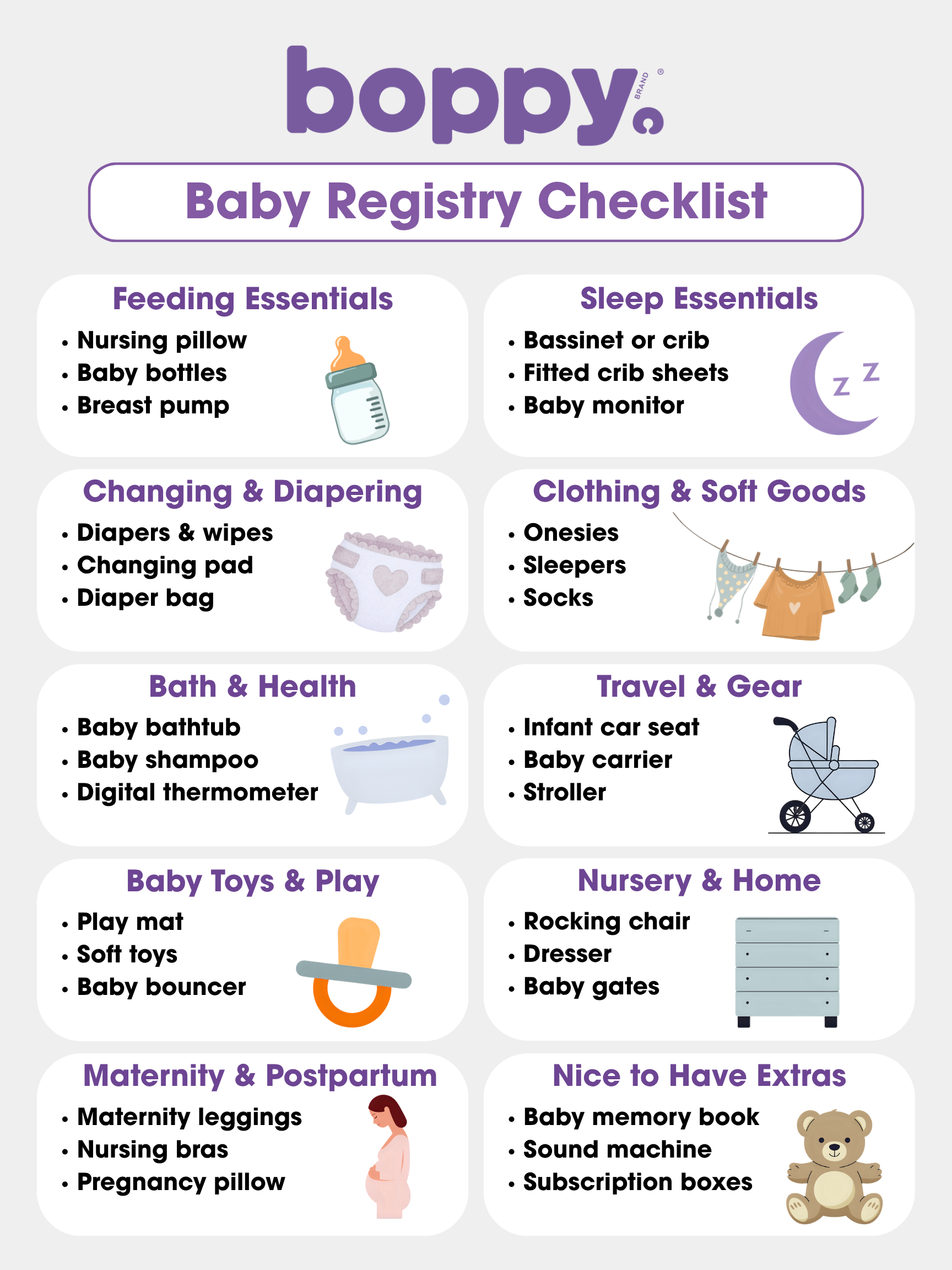 baby registry checklist