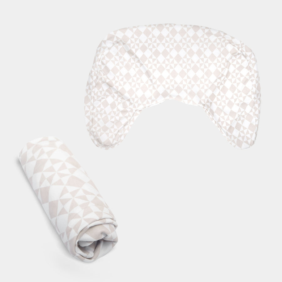 Beige Checkered Quilt