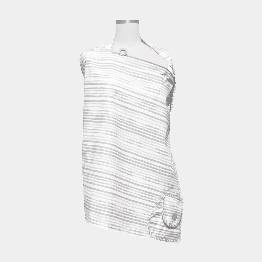 Gray Watercolor Stripes