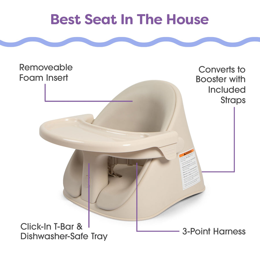 Proper Posture Floor and Booster SeatBooster Feeding SeatBoppy